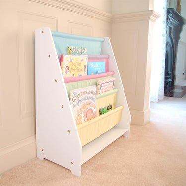 white  bookshelf
